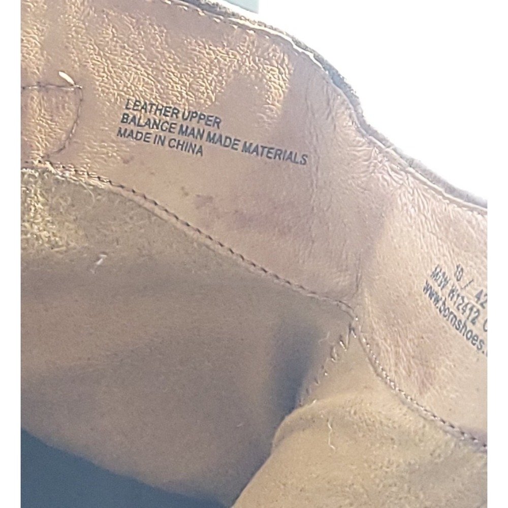Born Karin Country Western Distressed Brown Leather Ankle Boots Womens 10 - Picture 13 of 14